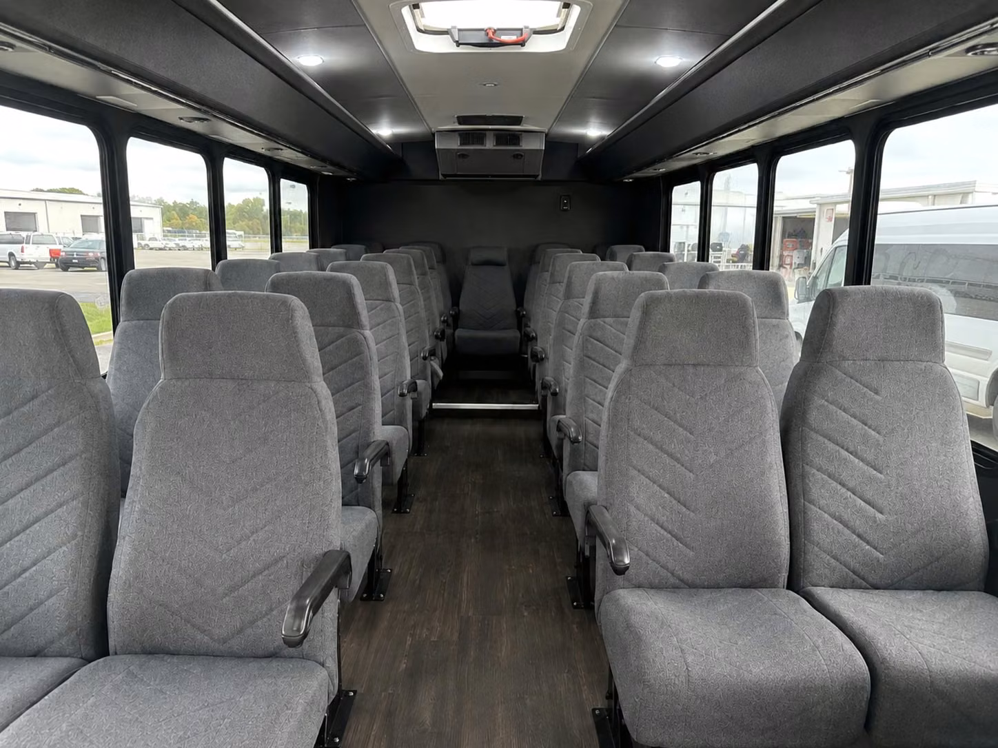 15 passenger minibus interior