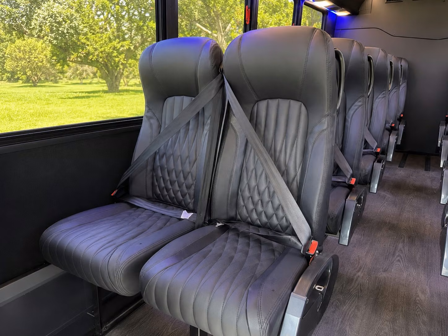 18 passenger minibus inside