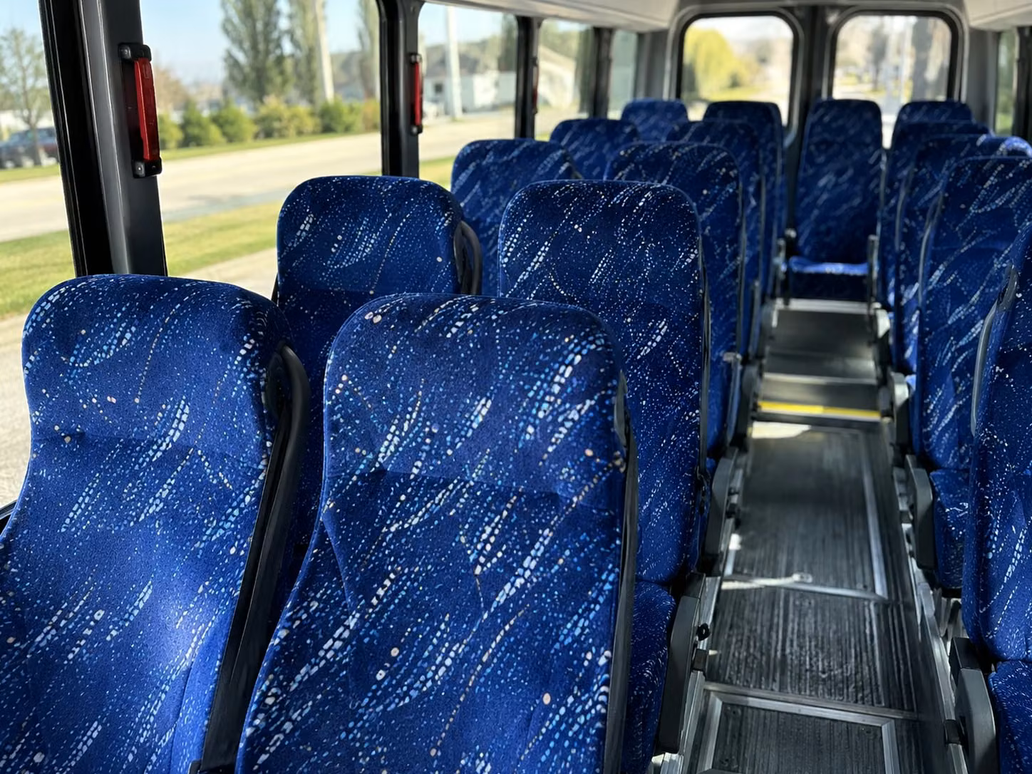 18 passenger minibus interior