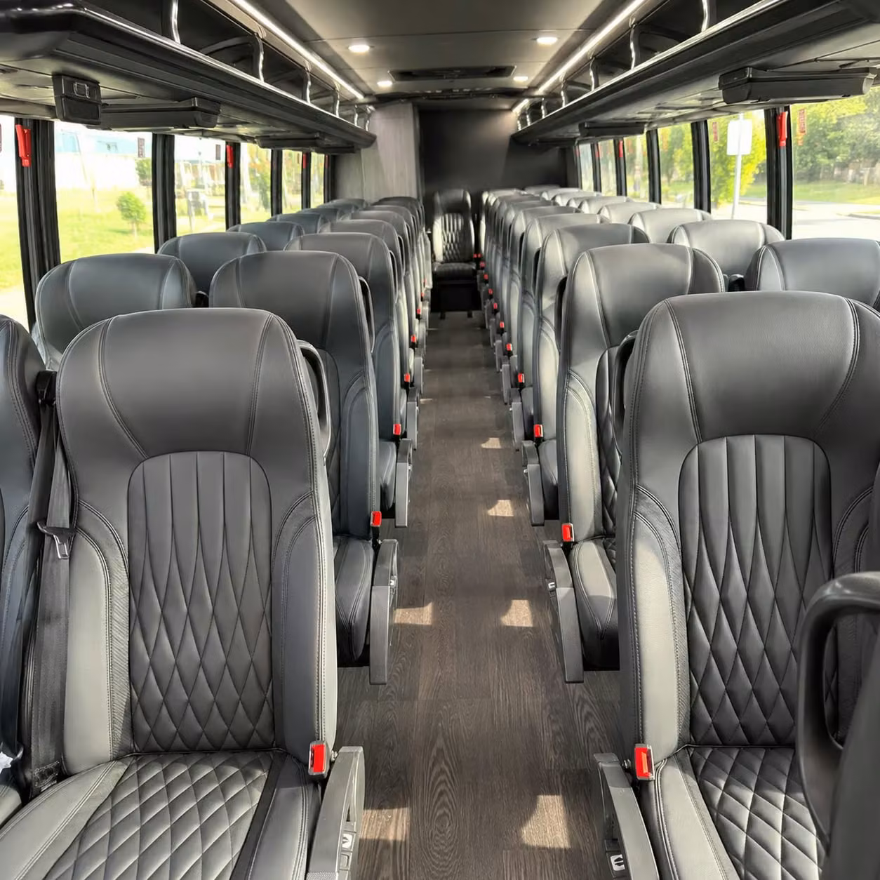 35 passenger minibus interior
